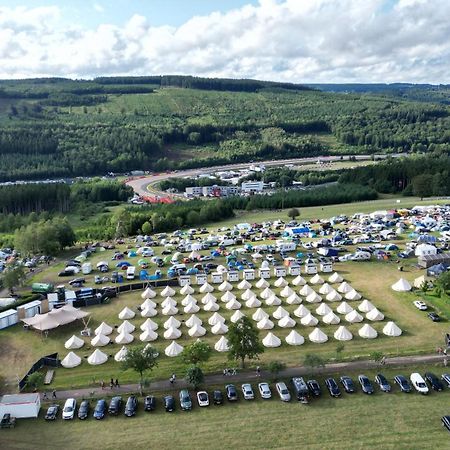 Grandprixcamp Closest To The Track Including Track View Stavelot Exterior photo